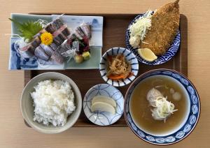 いわし刺身定食_ひみ岸壁市場