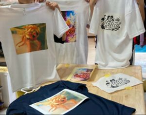 オリジナルTシャツ作り体験