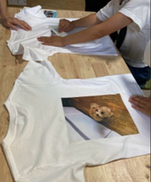 オリジナルTシャツづくり体験
